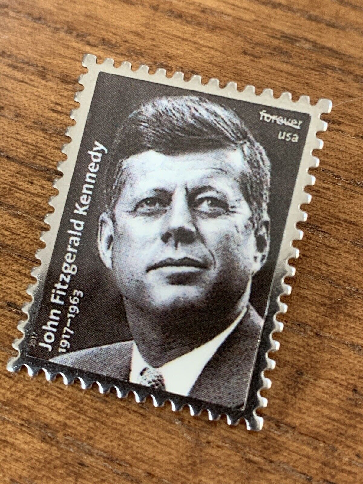 USPS JFK Stamp Pin - John Fitzgerald Kennedy