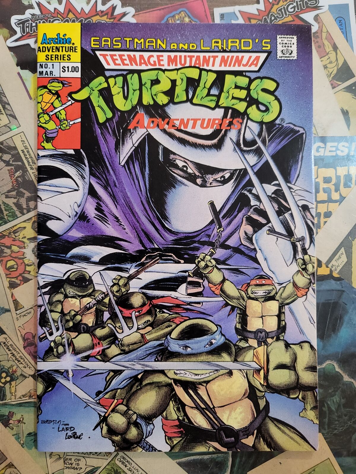 Teenage Mutant Ninja Turtles Adventures (TMNT) #1 9.0 1989 1st Print