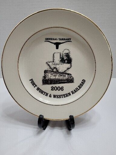  2006 Fort Worth & Western Railroad Commemorative Plate 10\