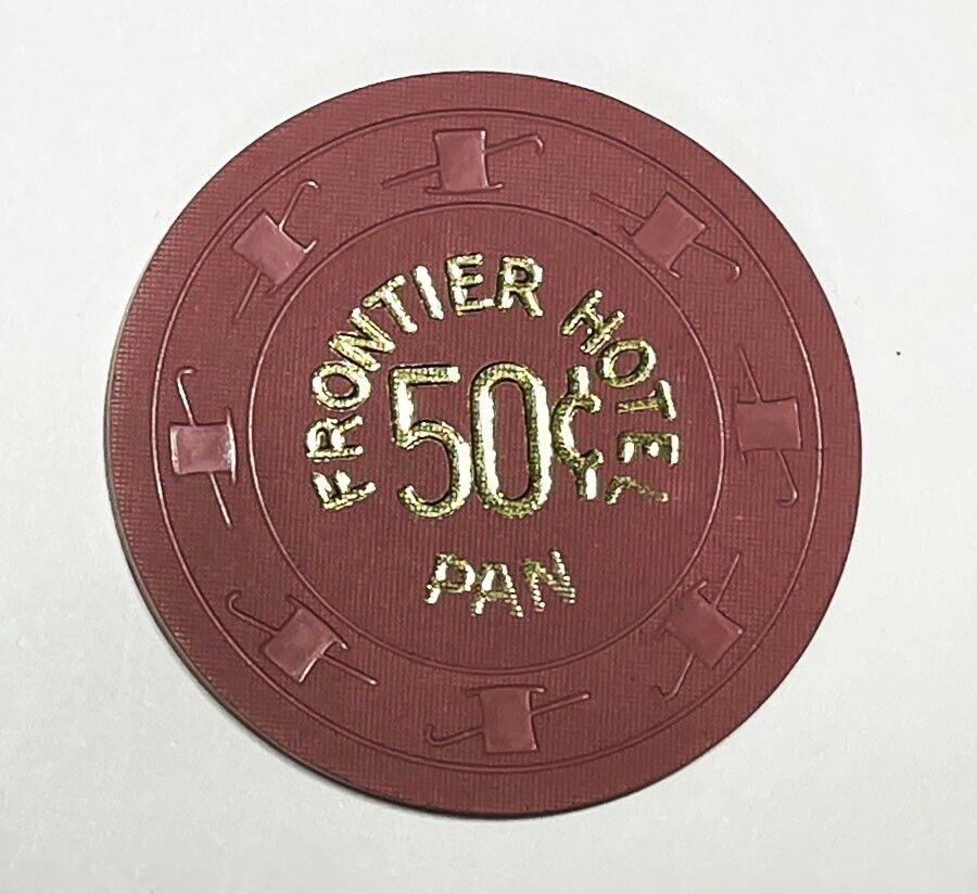 Frontier Hotel 50 Cent Pan Casino Chip