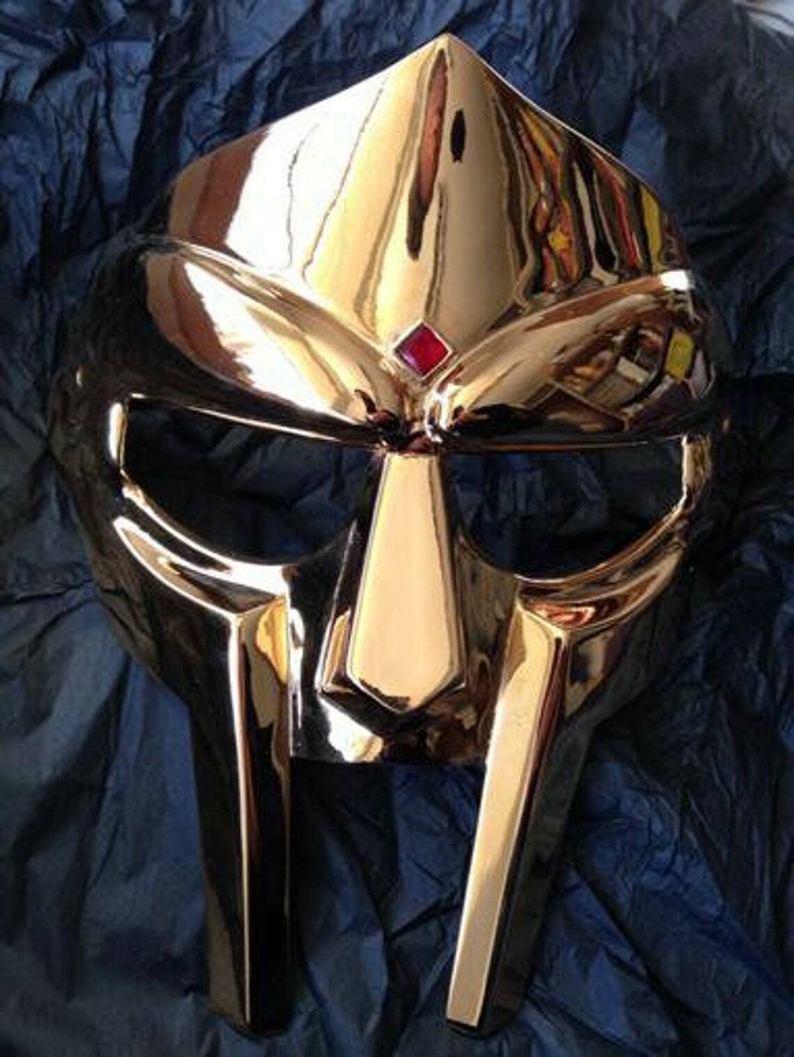 MF Doom Mask MF Rapper Mask Gladiator Mask For Adults Medieval Face Armor