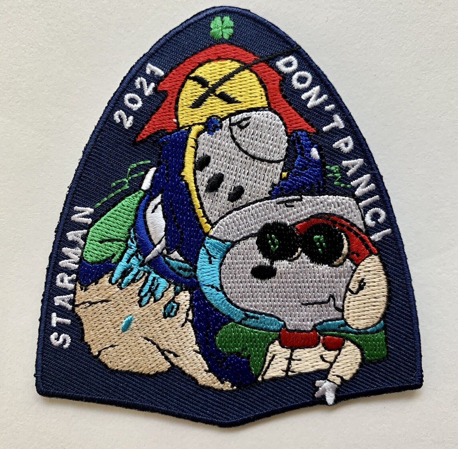 Original SpaceX Snoopy Starman Mission to Mars Patch