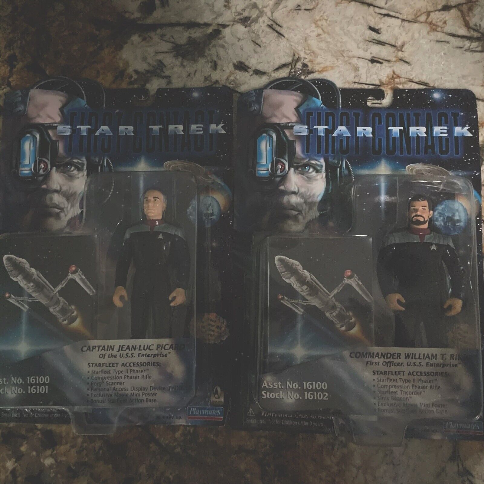 Star Trek First Contact Figures Playmates 1996 Complete Set (Lot of 11)