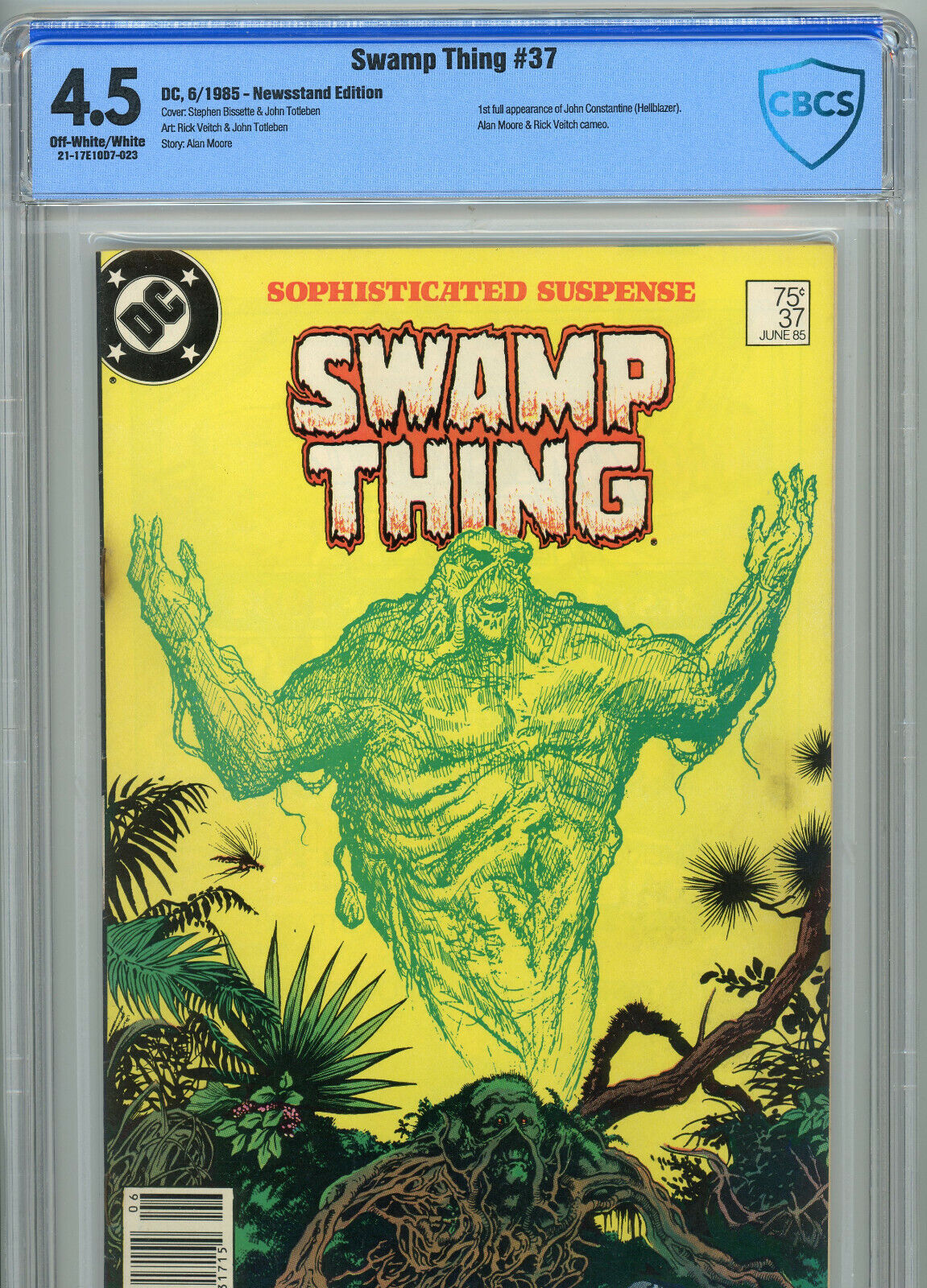 Saga of the Swamp Thing #37 (1985) | 4.5 VG+ | NEWSSTAND | 1st John Constantine