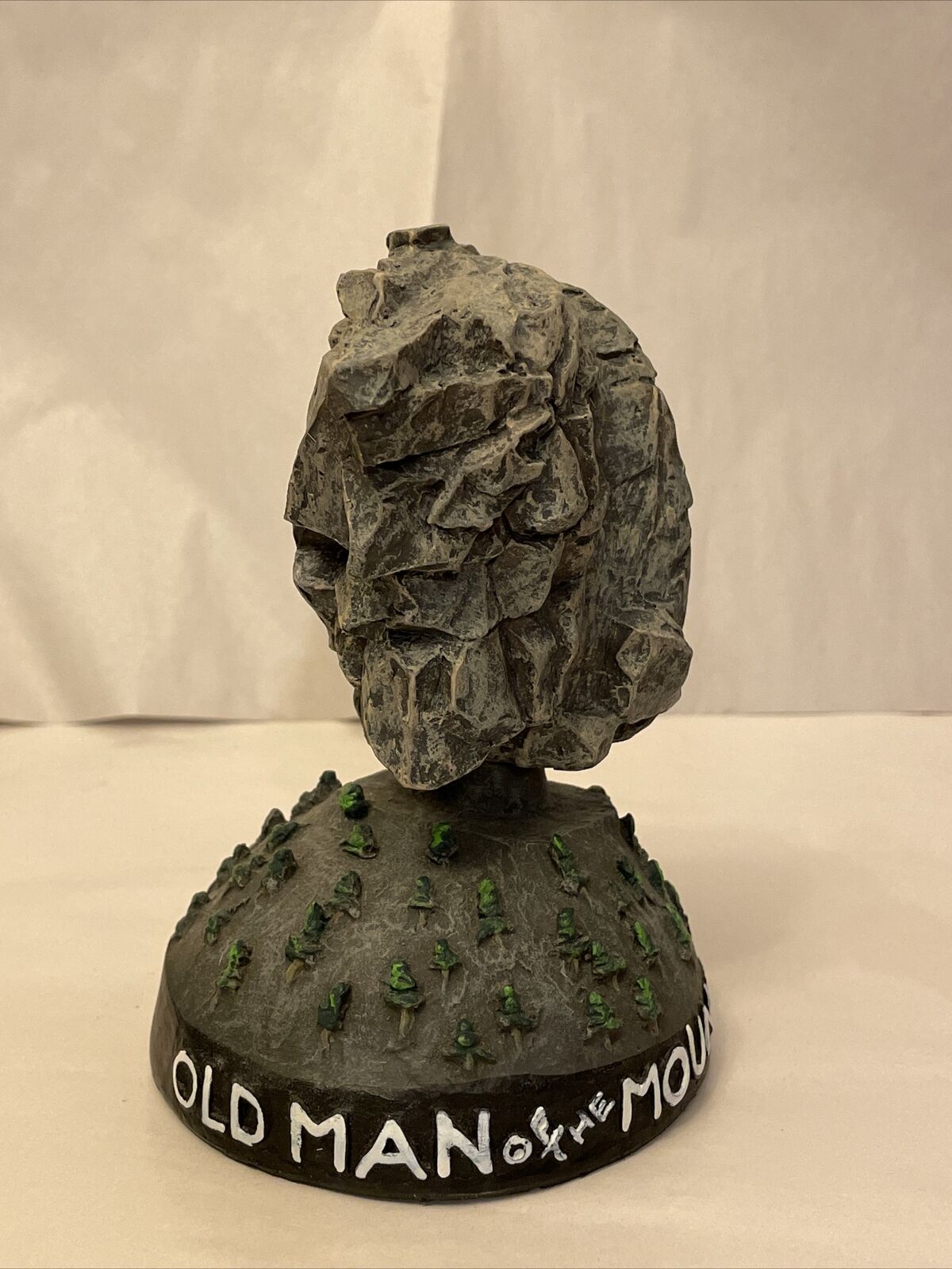 Old Man of the Mountain Rock Face Bobblehead New Hampshire Bobble Head Nodder