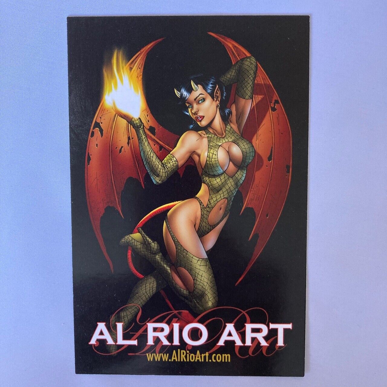 Artist AL RIO promo Postcards YOUR CHOICE - Pinup Risque Sexy, Wonder Woman