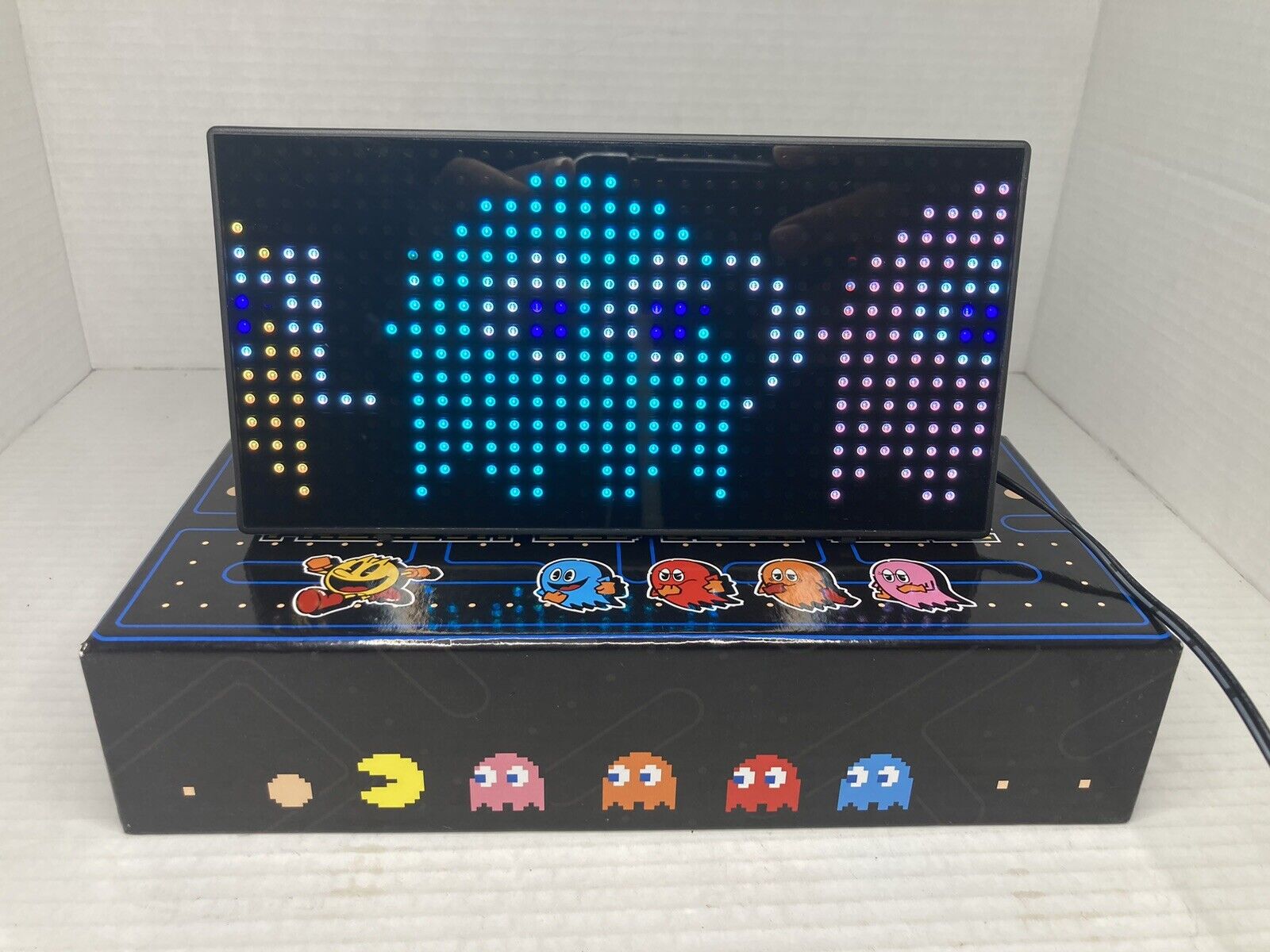 Pac-Man Premium LED Desk Clock Designed by Raw Thrills