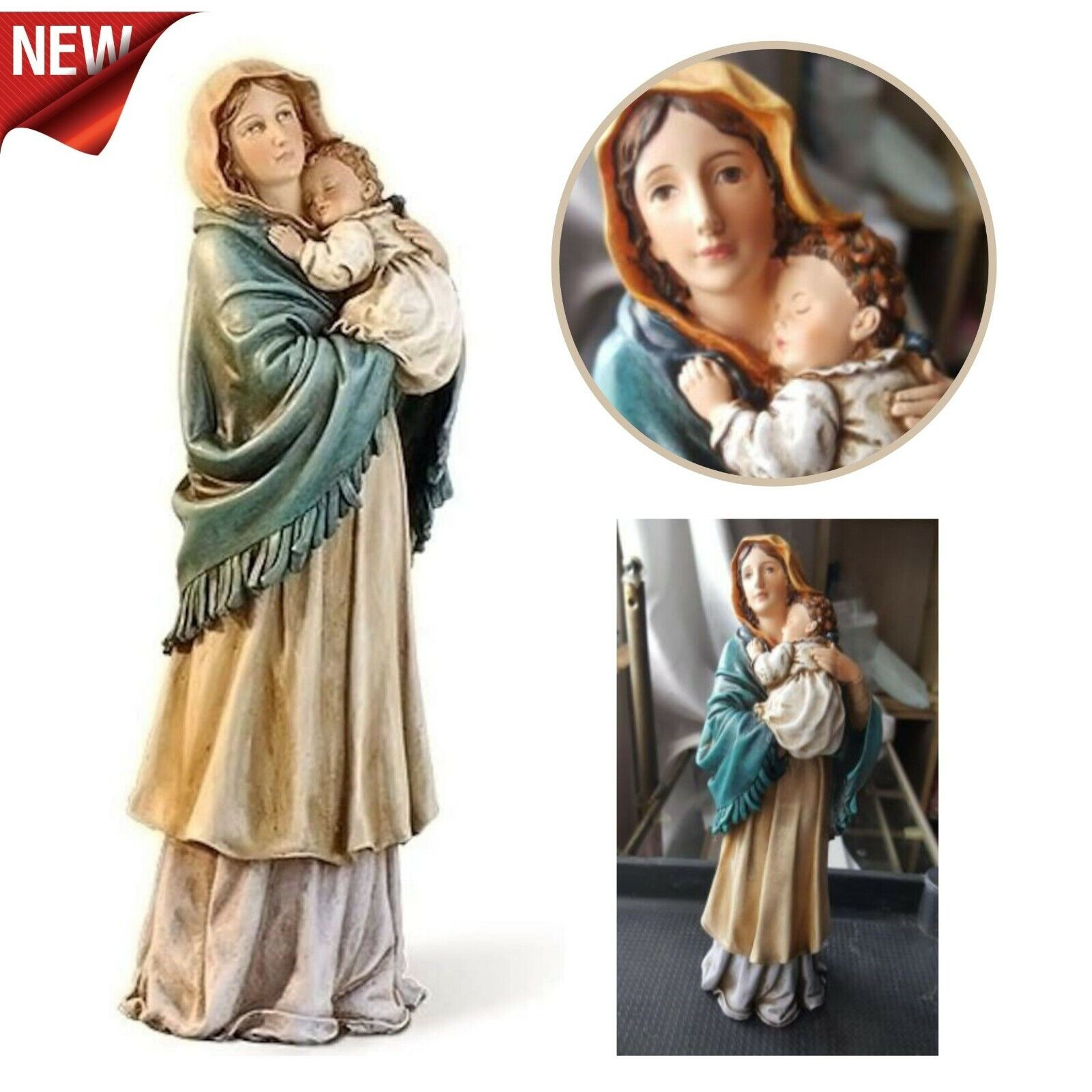 Madonna of the Streets W/Child Jesus Our Lady Statue Religious Figurine Gift