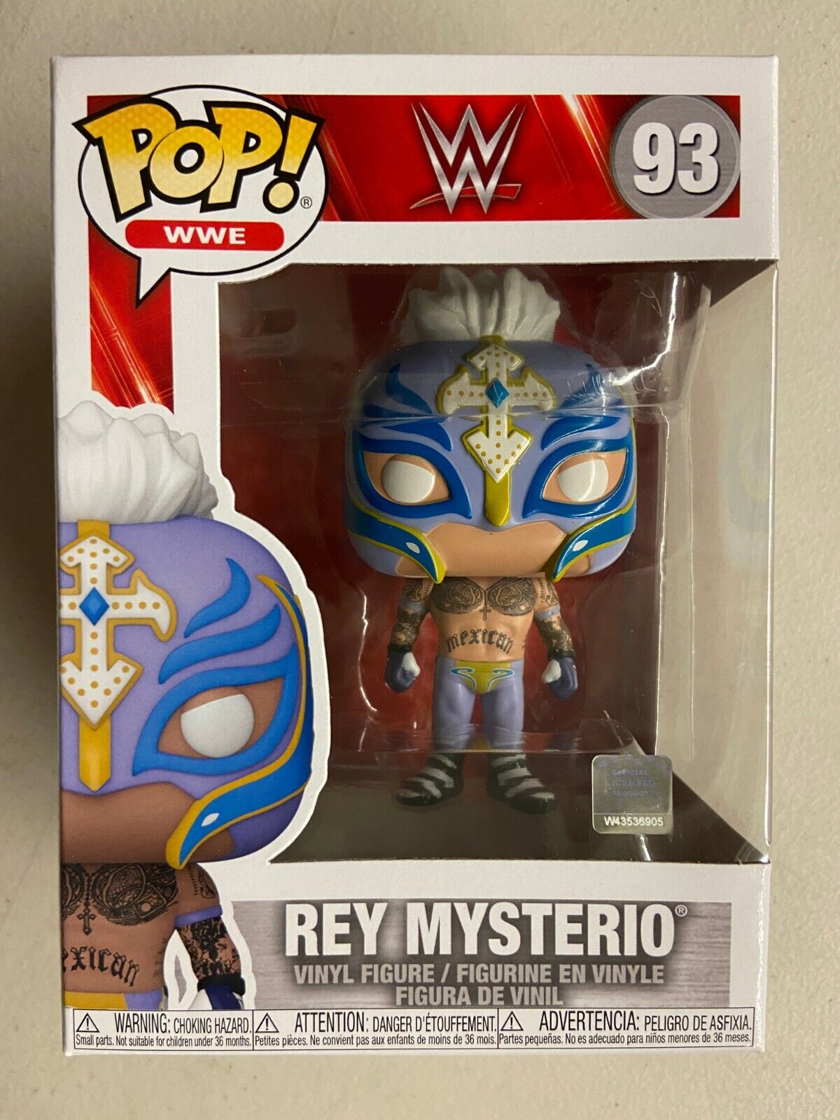 Funko Pop WWE Rey Mysterio #93 MIB WWF Wrestling