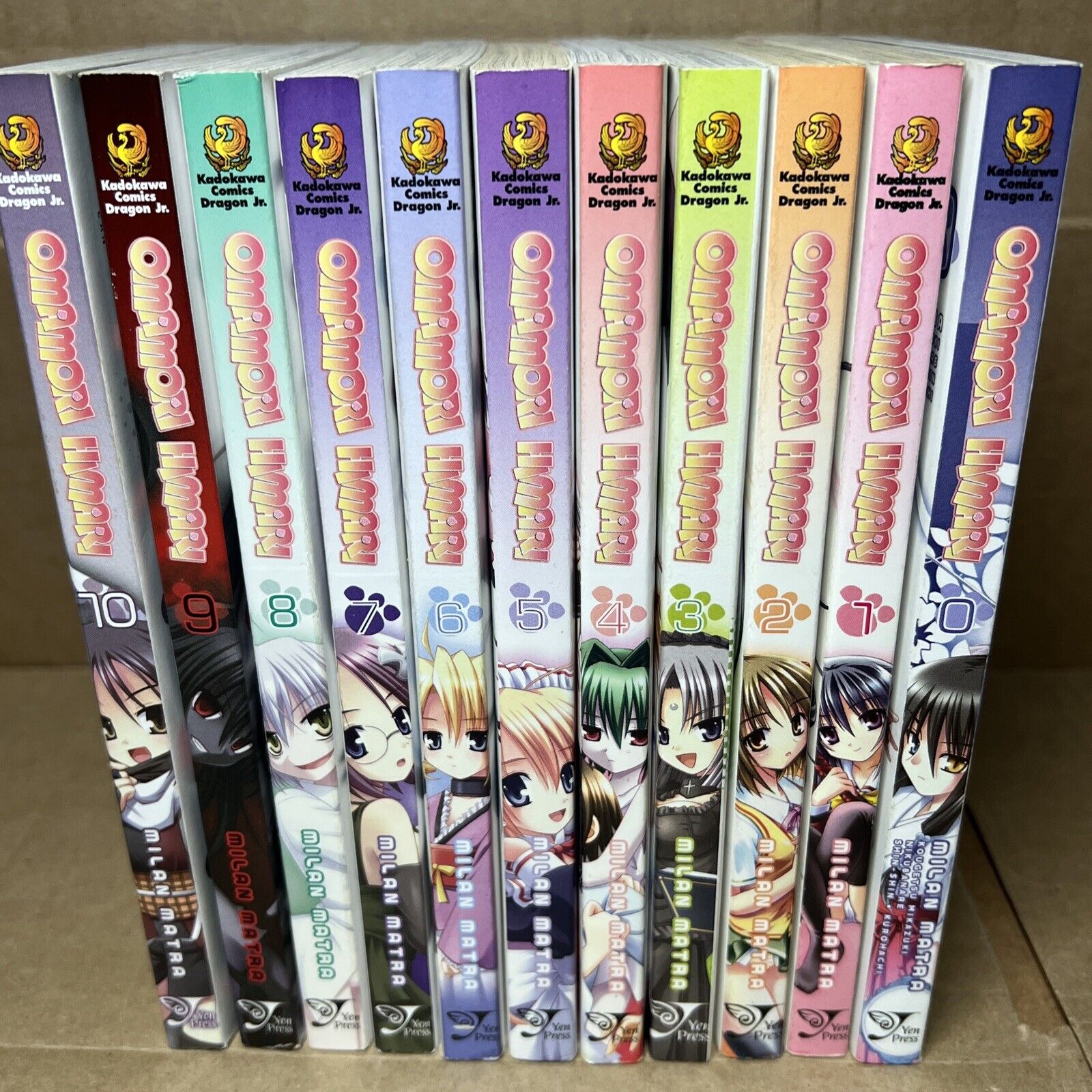 Lot Of 11 Omamori Himari Manga Vol 0-10 English 