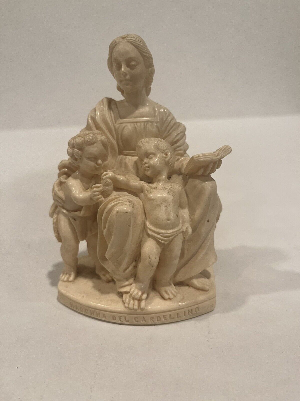 Madonna del Cardellino Children G Rugerri Italy Statue Figurine Art Sculpture