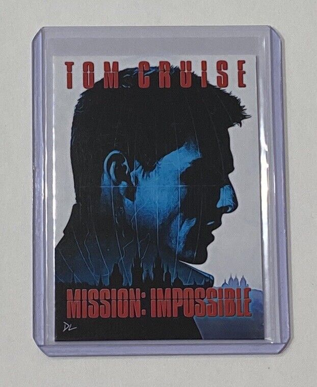 Mission Impossible Limited Edition Artist Signed Tom Cruise Trading Card 5/10
