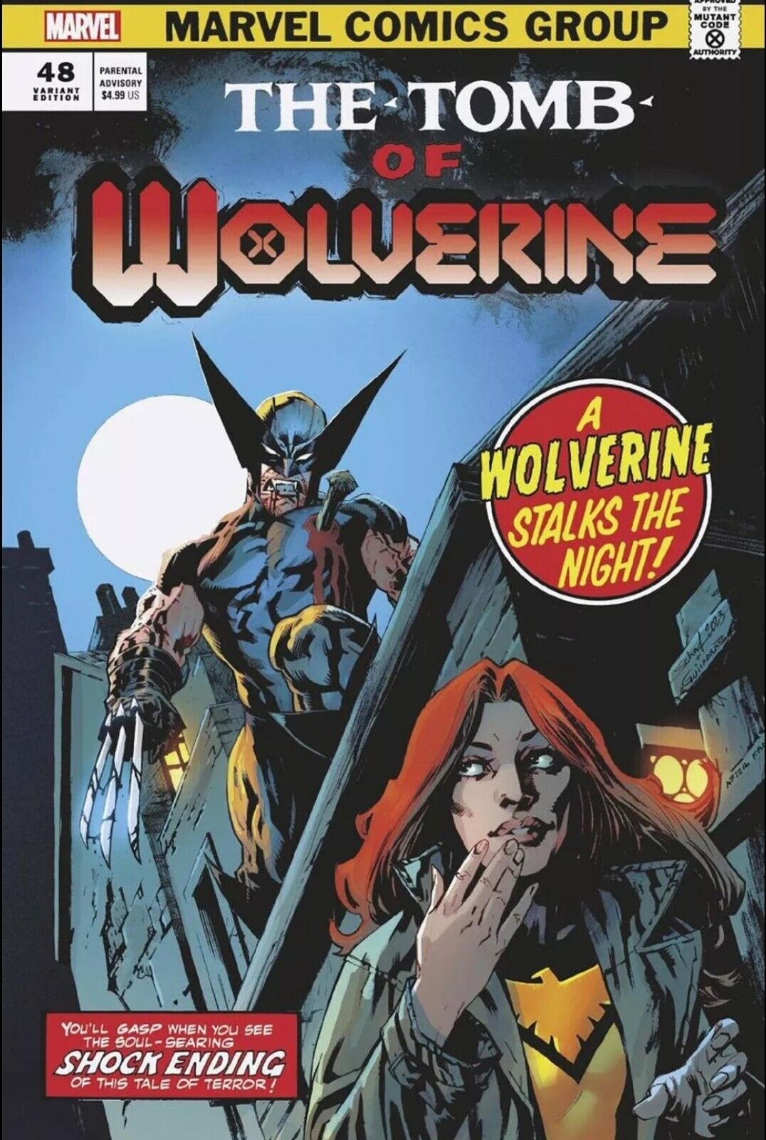 Wolverine #48 Jonas Scharf Vampire Var Marvel Comic Book 2024
