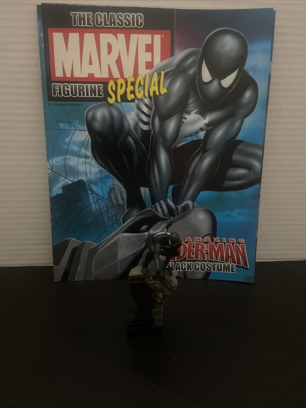 Marvel Spider-Man Black Costume Eaglemoss Classic Lead Figure + Mag 2007