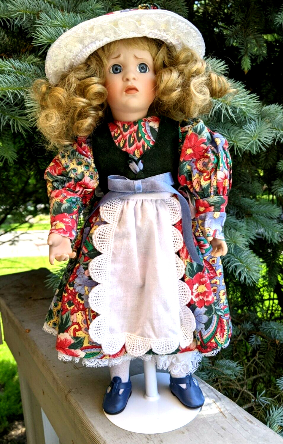VTG 1994 ASHTON DRAKE MARY MARY QUITE CONTRARY Wendy Lawton Porcelain Doll 15