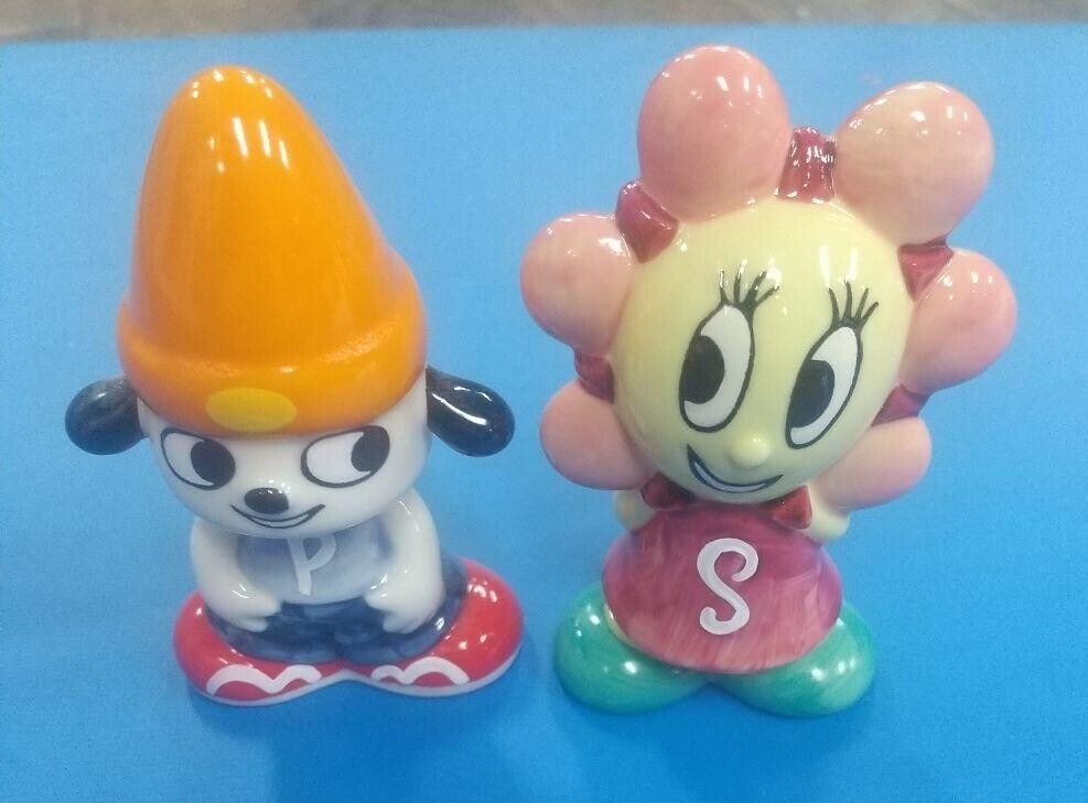 Parappa The Rapper Salt Pepper Parappa Sunny Funny Set of 2 From Japan USED