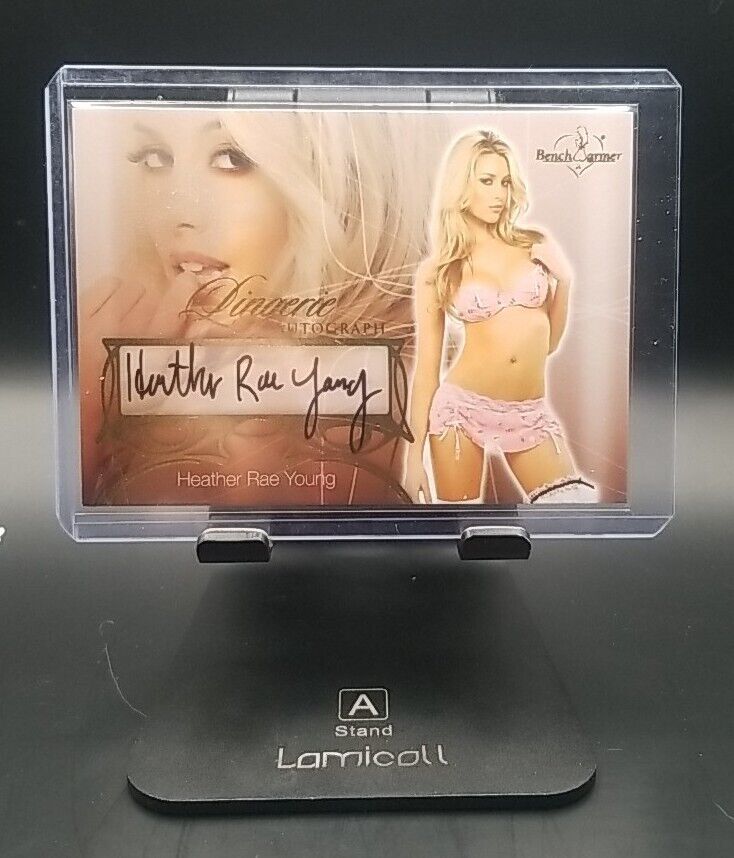 2013 Bench Warmer Hobby Lingerie Autographs #11 Heather Rae Young - NM-MT 🔥