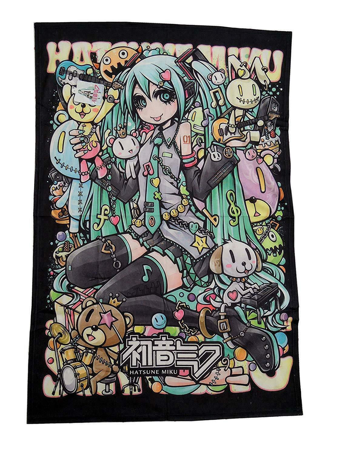 Hatsune Miku Travel Blanket - Loot Crate Anime Exclusive (April 2016) NEW