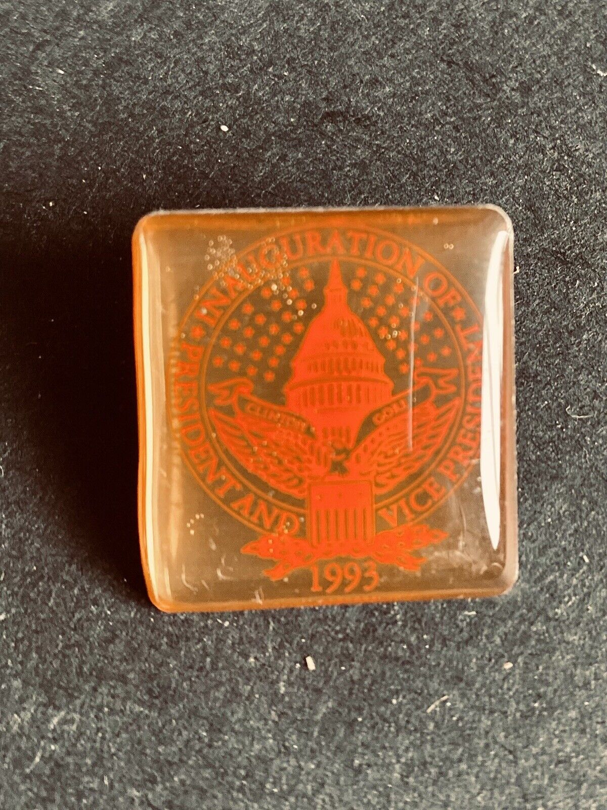 “1993 President and Vice President Inauguration” Lapel Pin — Vintage Collectible