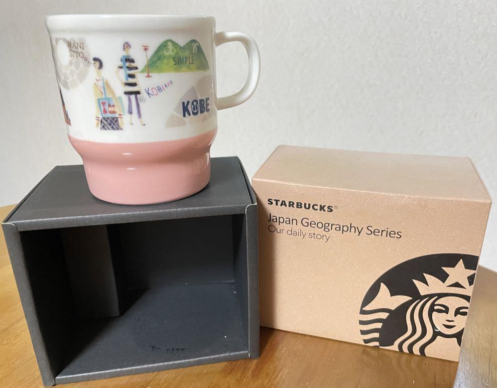 KOBE Starbucks Mug Cup 12oz Japan Geography Series Limited Collection NEW