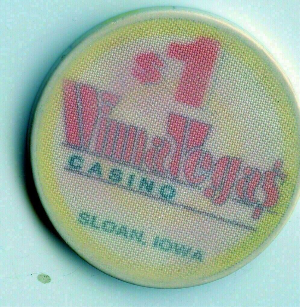 Indian 1.00 Casino Poker Chip: Winnevegas; Sloan, Iowa #3