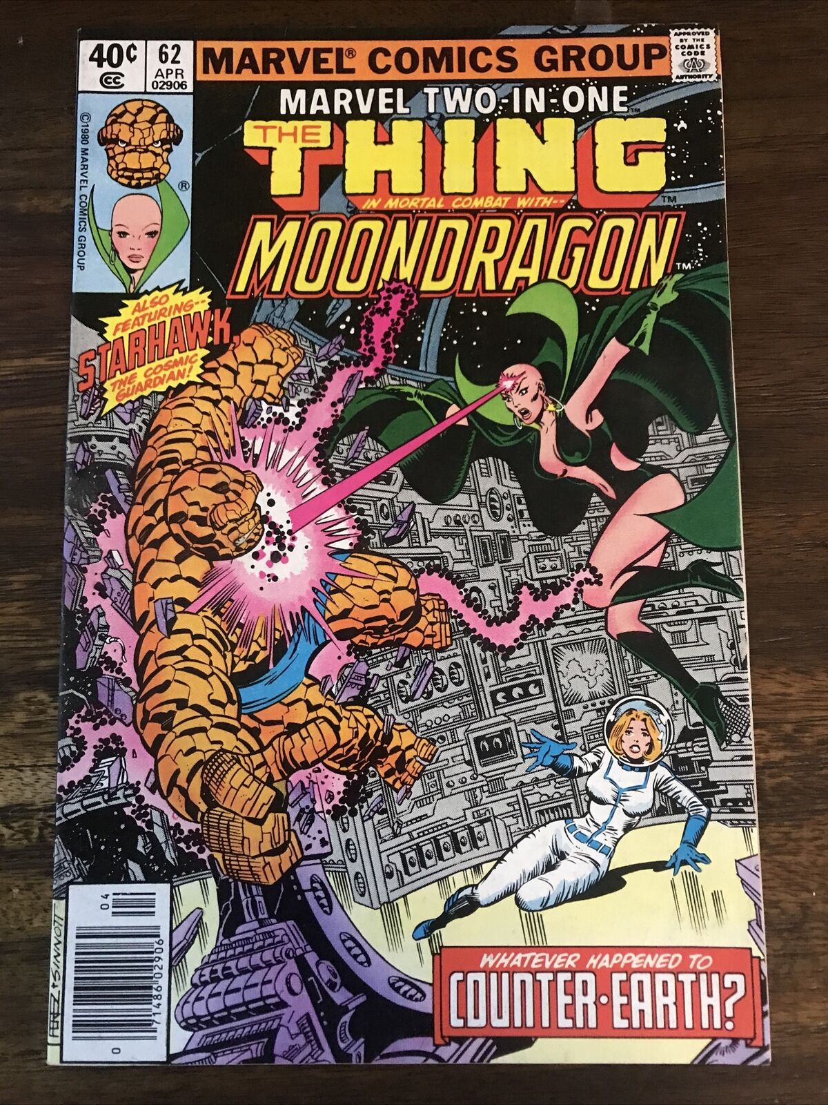 Marvel Two-In-One, #62, Gruenwald Story, Perez, Starhawk, Moondragon, VFN/NM🔥