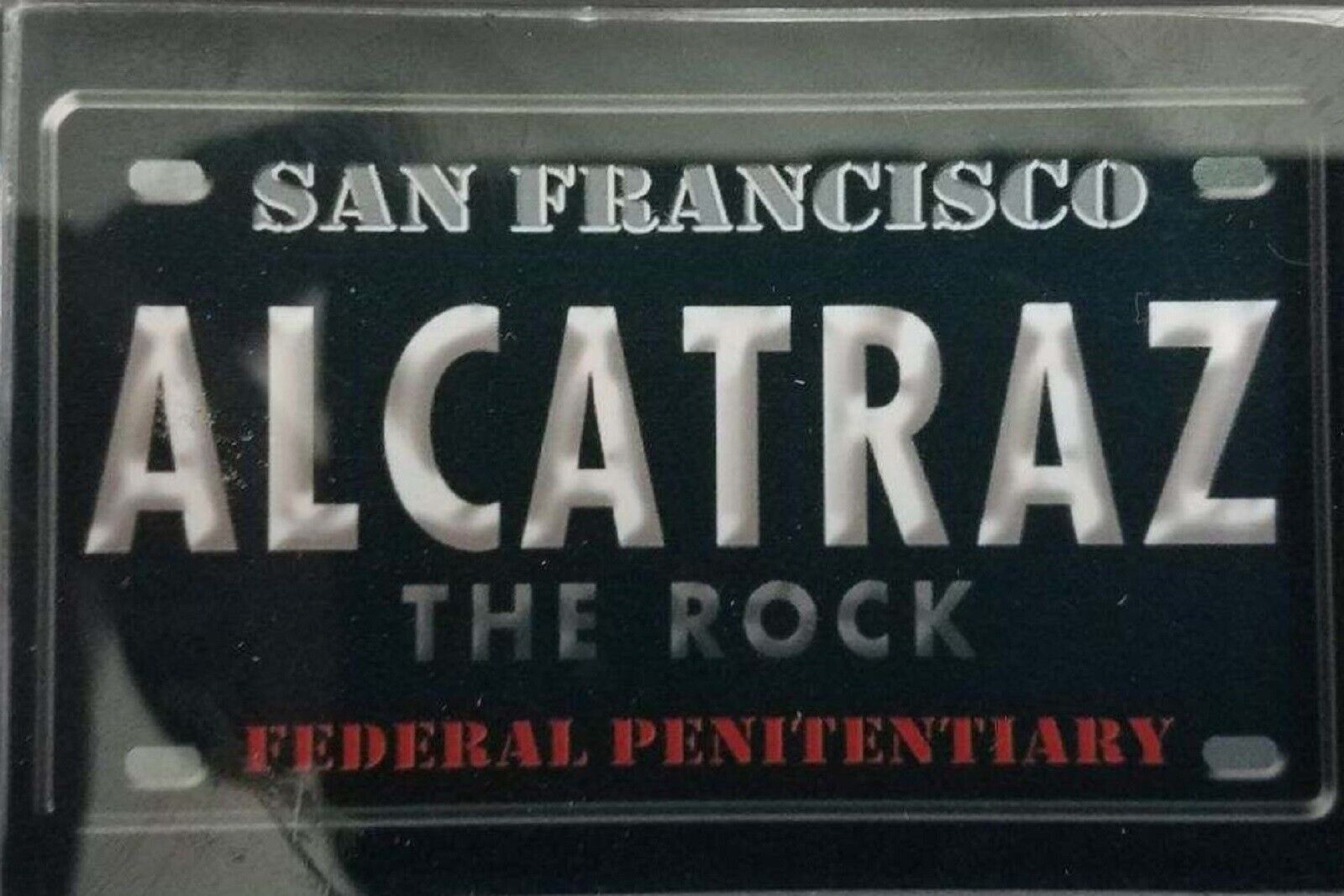 Alcatraz The Rock San Francisco Federal Penitentiary Glass Fridge Magnet