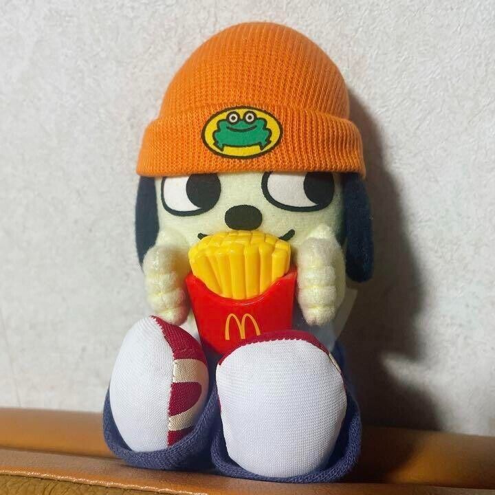 Used Rare PaRappa the Rapper Mcdonald's Plush Doll From Japan 