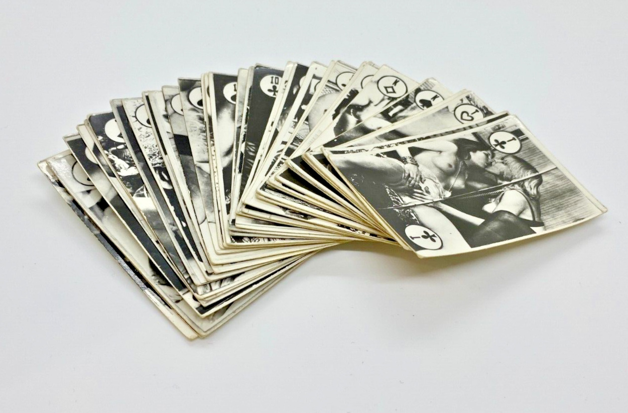 Erotic Playing Cards Naked Women Very Old Models Vintage Full Deck Pcs For Sale