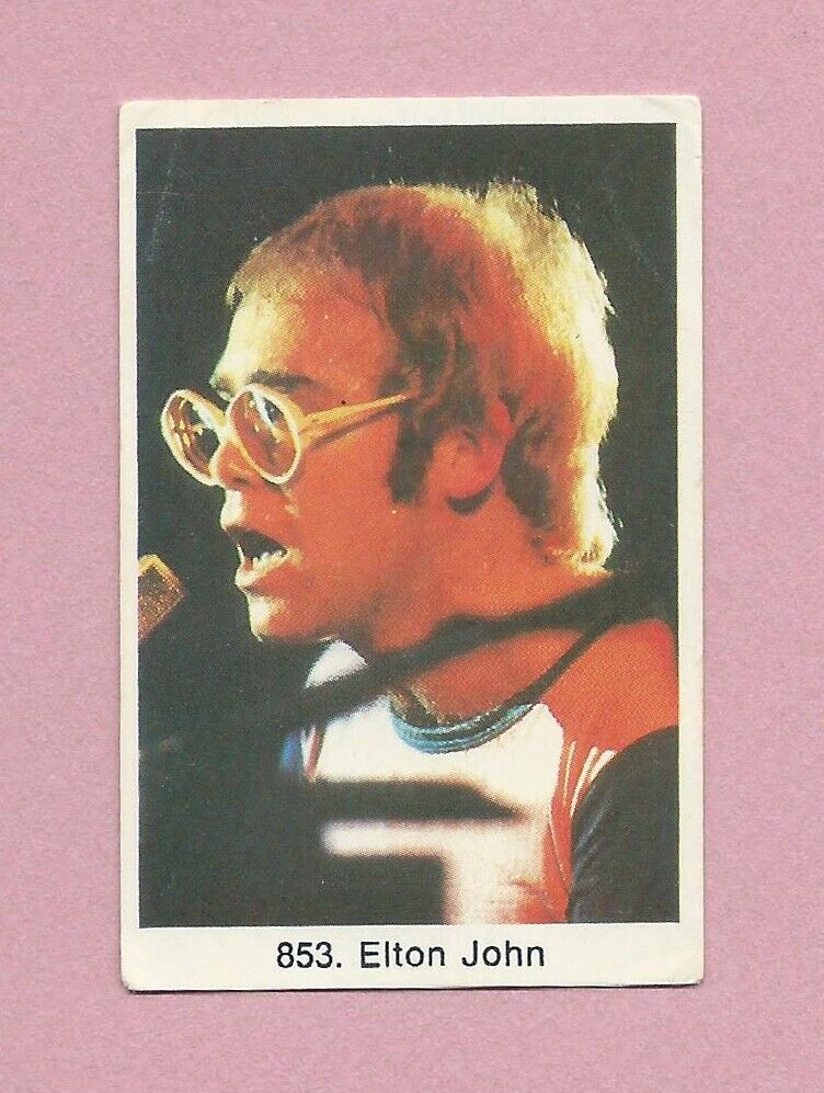 1974-81 Swedish Samlarsaker #853 Elton John