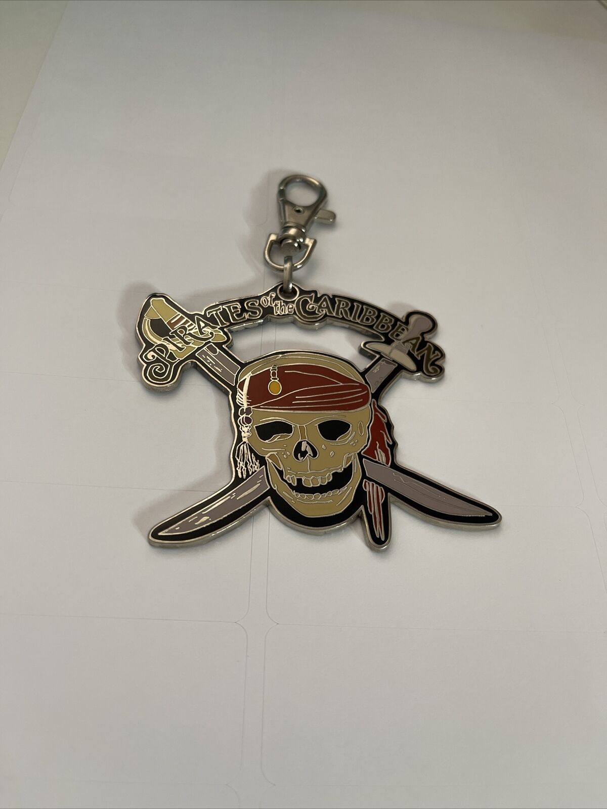 Disney Pirates Of The Caribbean Lanyard Medal Pins Johnny Depp