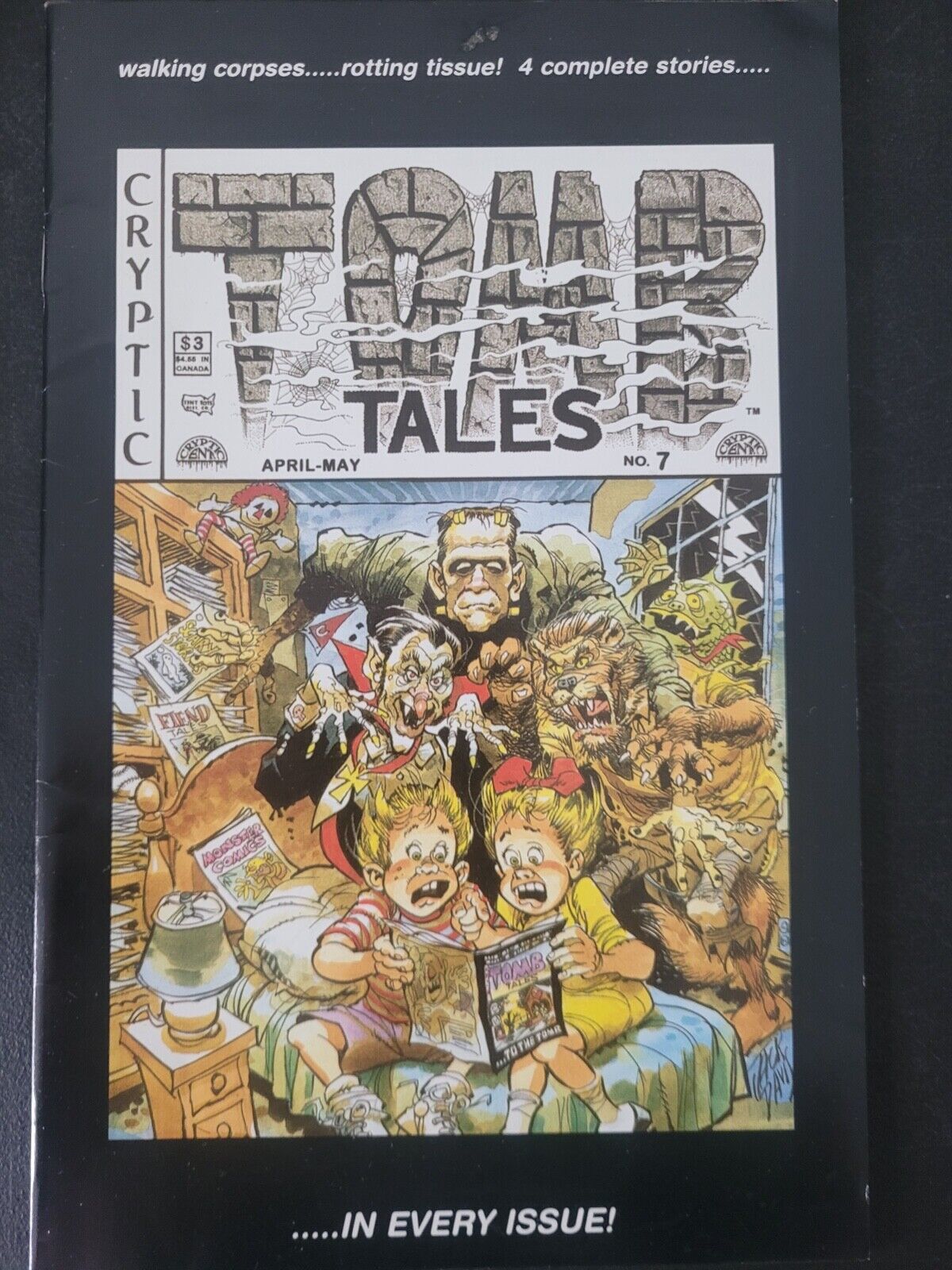 CRYPTIC TOMB TALES #7 (1999) CRYPTIC ENTERTAINMENT COMICS EC HORROR ARTISTS