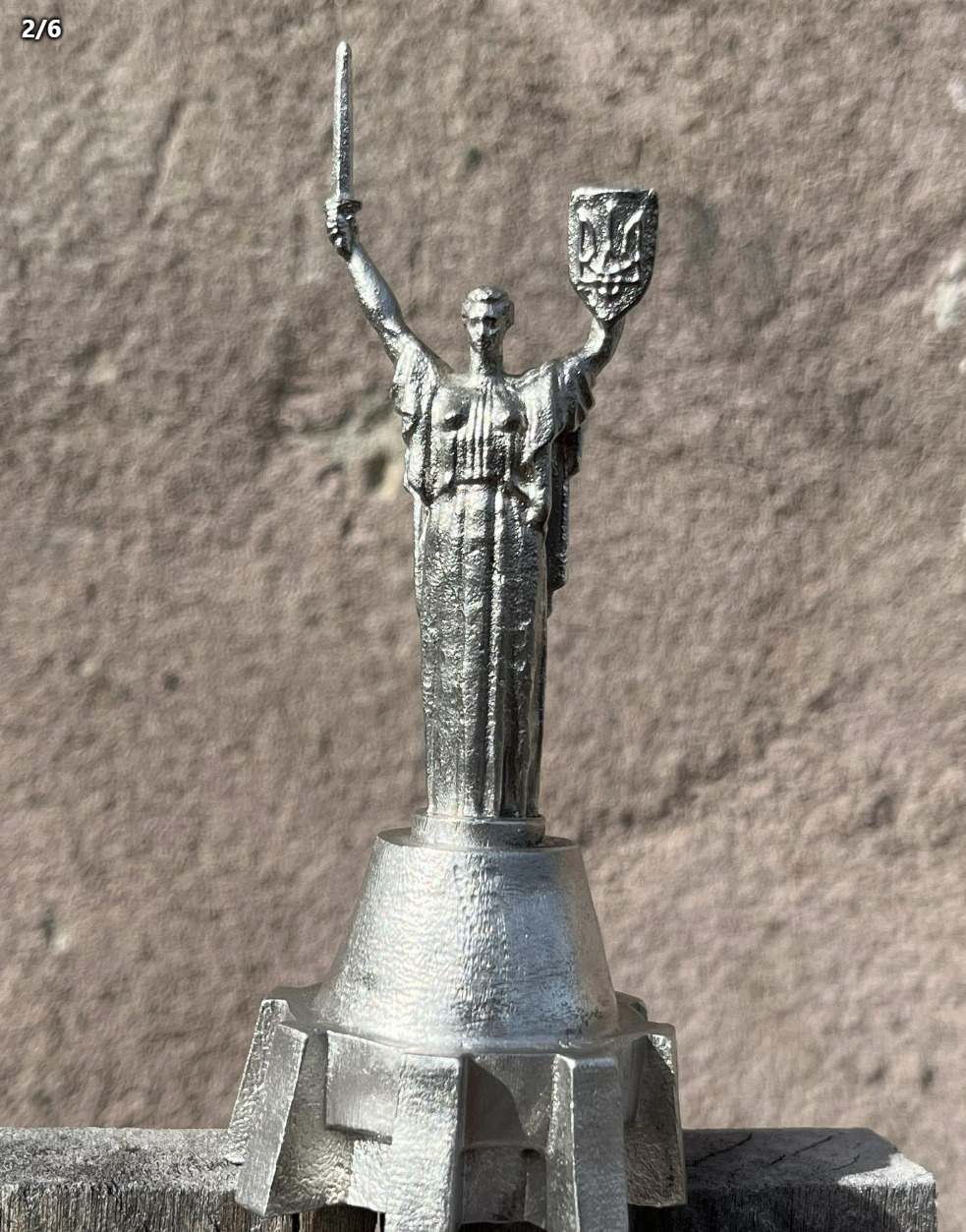 The symbol of Kiev miniature collectible statue Mother Motherland Ukraine