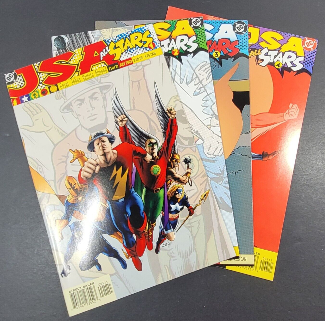 DC Comics - JSA All Stars #1, 2, 3, & 4 - 2003 - Bagged & Boarded - VFN/NM
