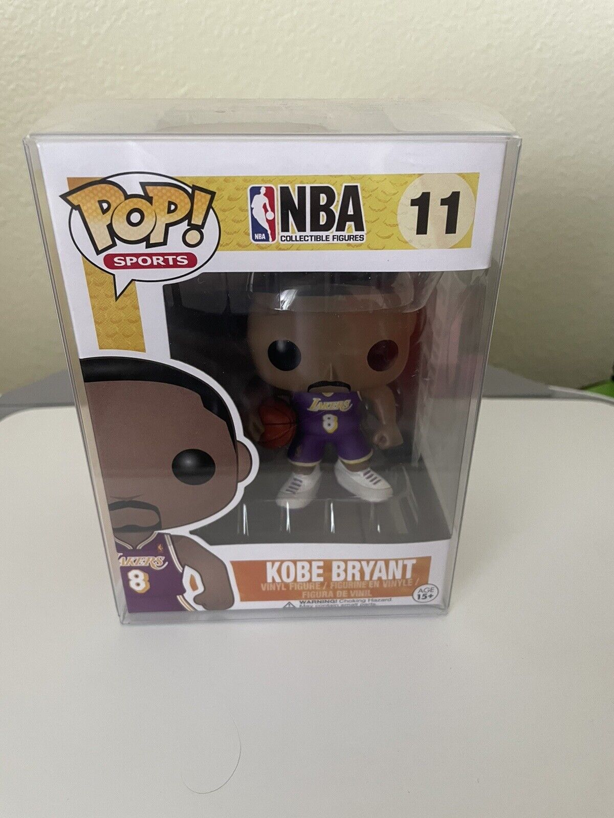 Funko Pop Kobe Bryant 11 Los Angeles Lakers Purple Jersey #8 Rare