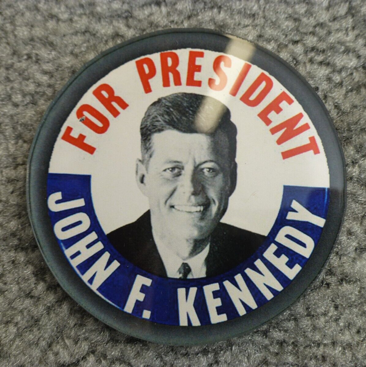 John F Kennedy for President Magnet Round