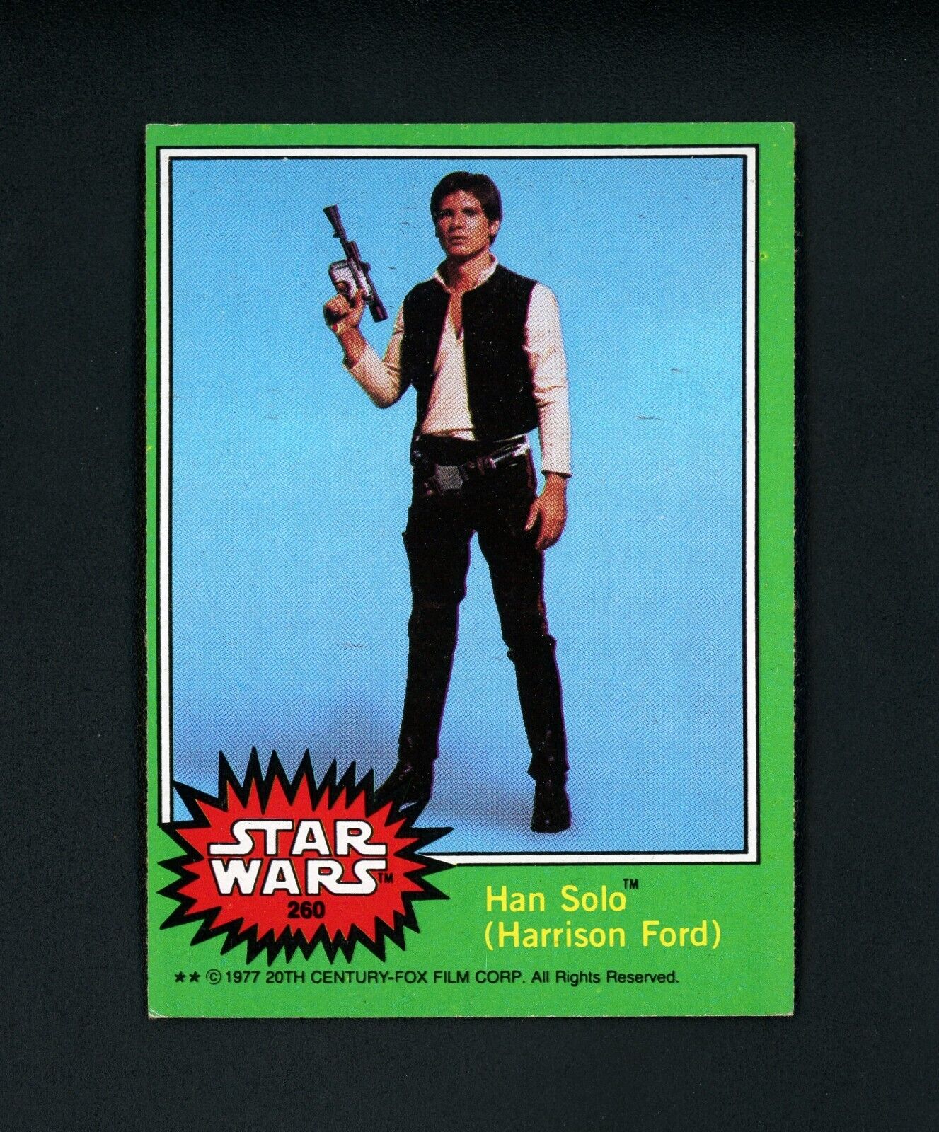 Han Solo (Harrison Ford) 1977 Topps Star Wars #260 NM