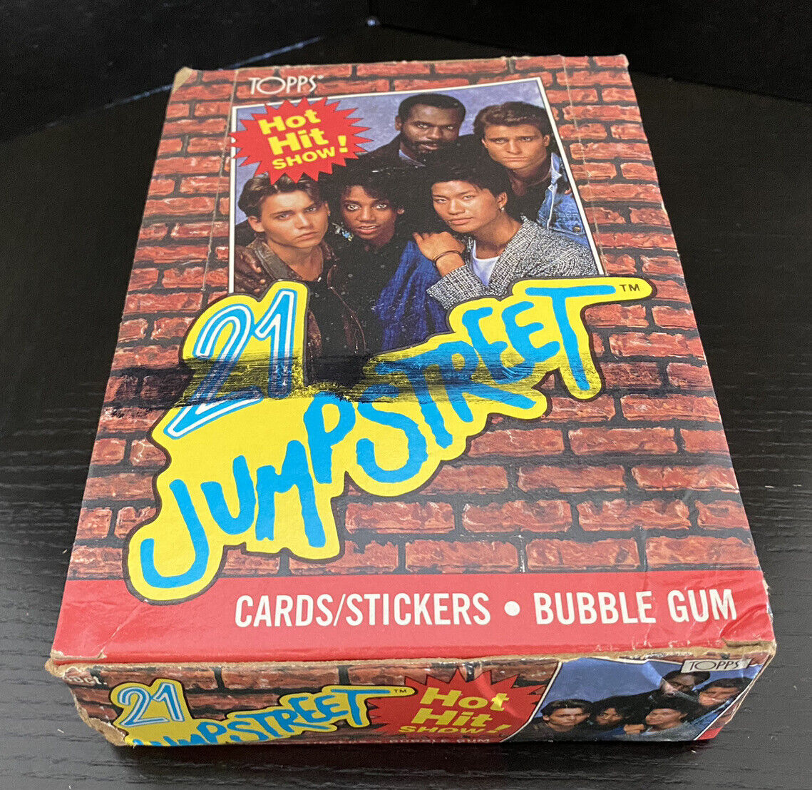 1987 Topps 21 Jumpstreet Johnny Depp Cards 48 Sealed Wax Packs Complete Box 1988