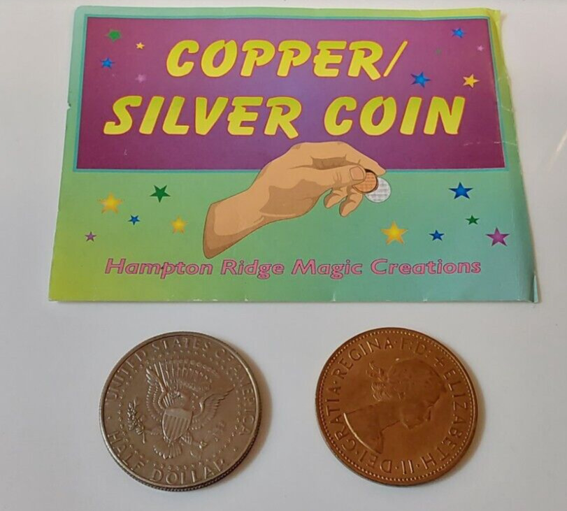 Copper Silver Coin by Hampton Ridge Magic Creations - Close-Up Street Magic