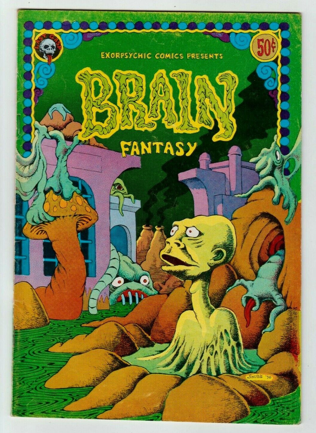 Exorpsychic Comics Presents Brain Fantasy #1  Rick Shubb, 1972 FN