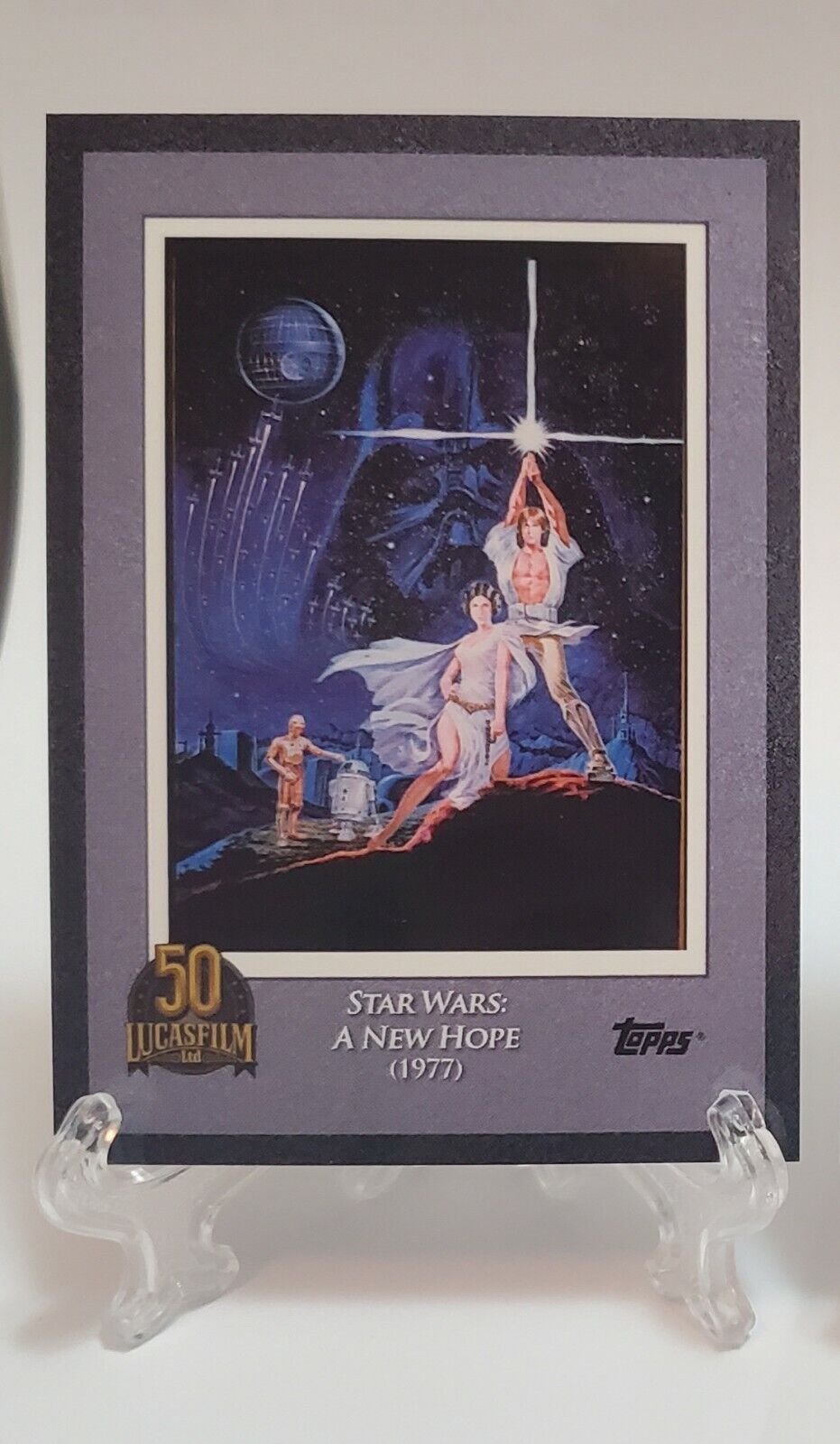2021 Topps Star Wars Lucasfilm 50th Anniversary A New Hope Card #1