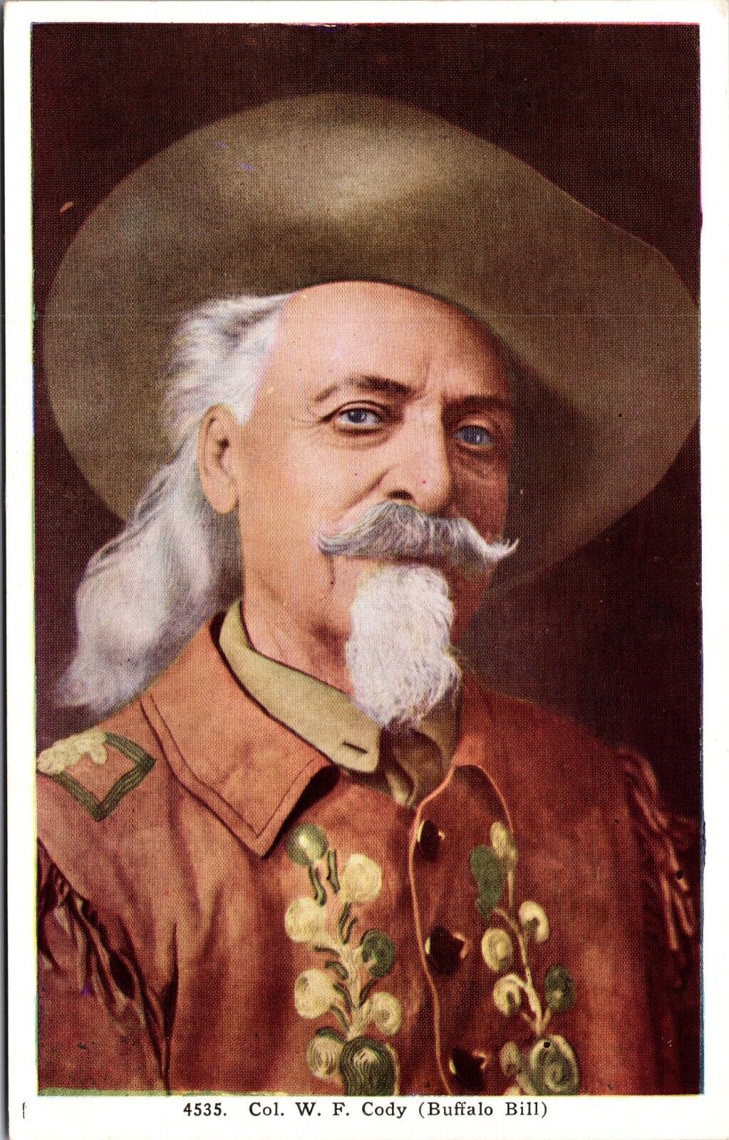 Postcard Portrait of Col. W.F. Cody Buffalo Bill