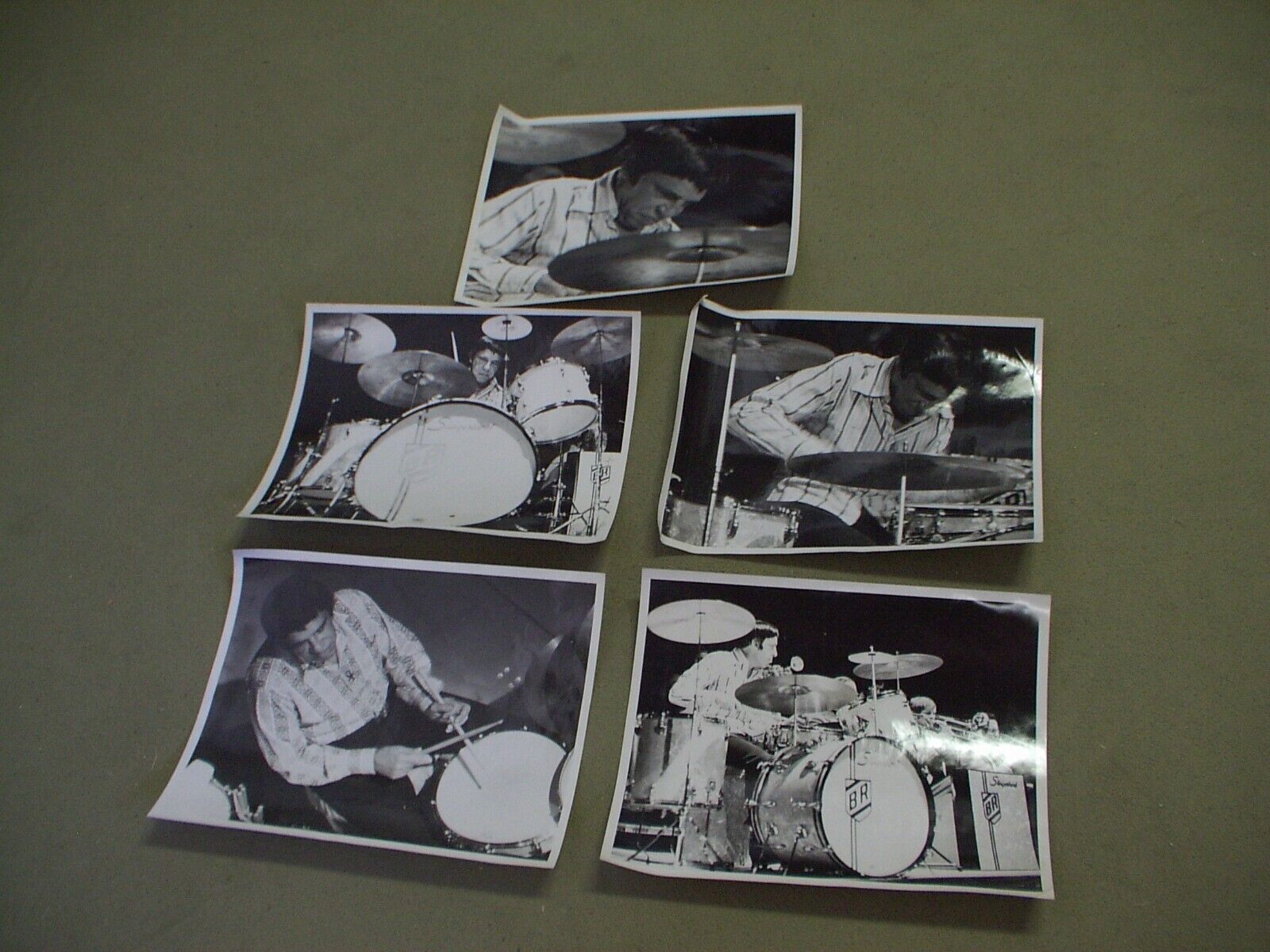 Vintage Buddy Rich drumming in performance 8x10\