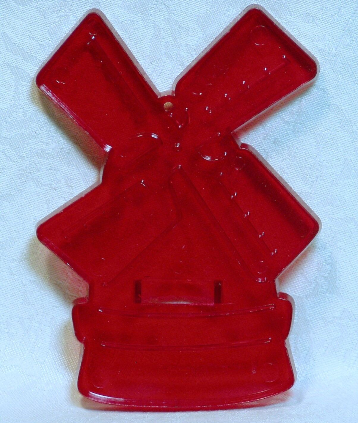Vintage HRM Design Red Cookie Cutter - Windmill Dutch Cookie Spring Speculaas 