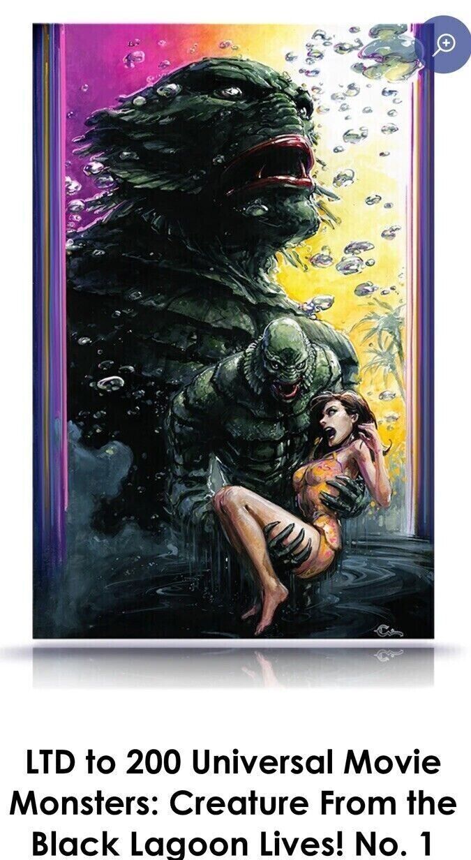 CREATURE FROM THE BLACK LAGOON LIVES #1 CLAYTON CRAIN VARIANT In hand