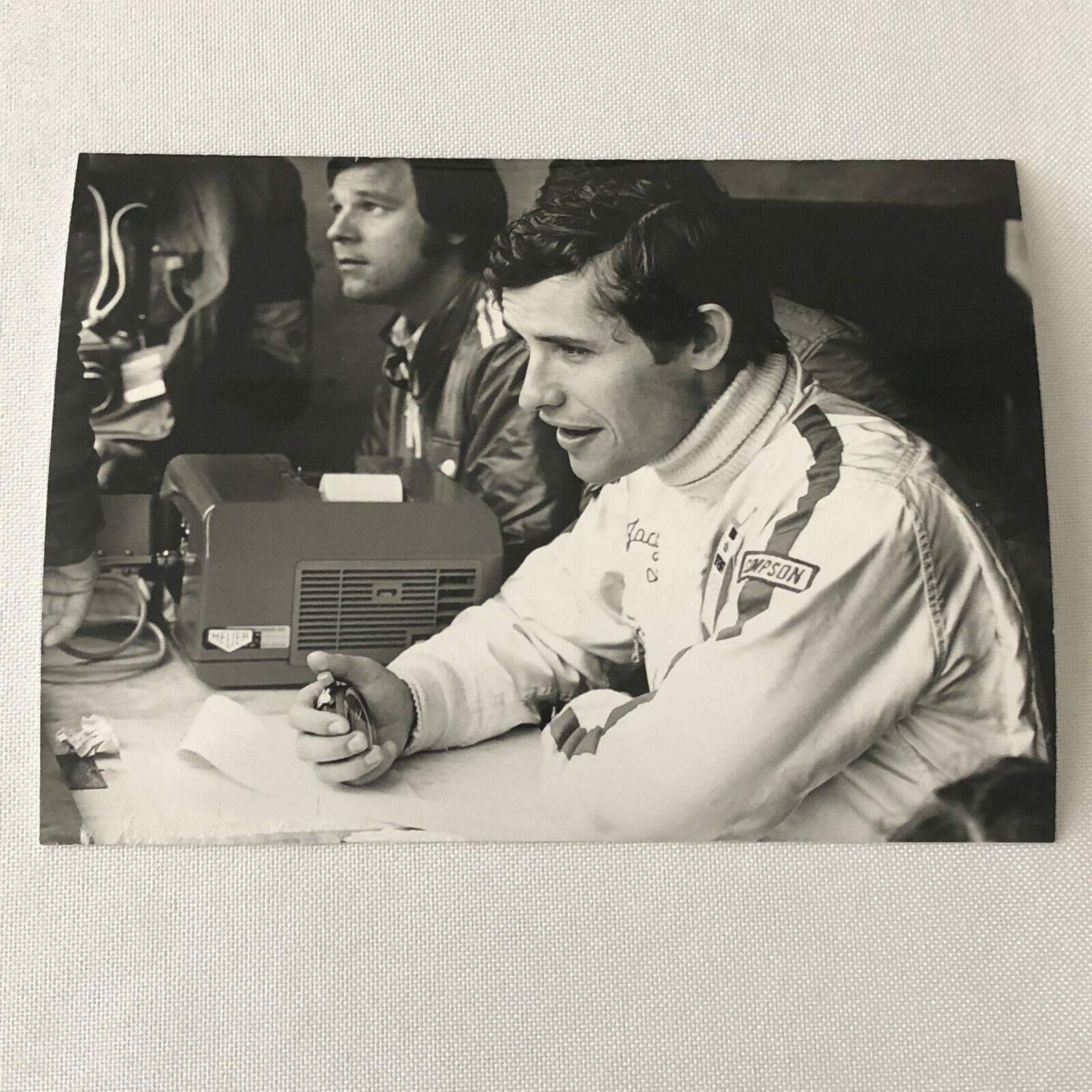 Vintage Racing Photo Photograph Jacky Ickx Driver 