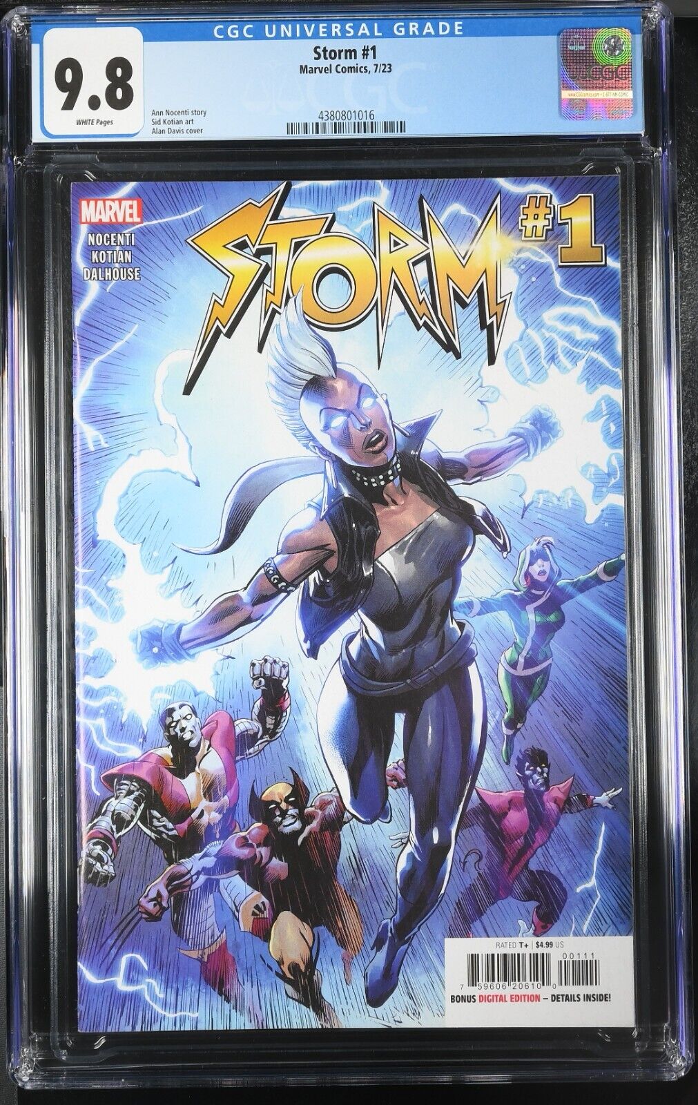 Storm #1 CGC 9.8 1st app Blowback & Travis (love interest) X-Men 2023 Marvel MCU
