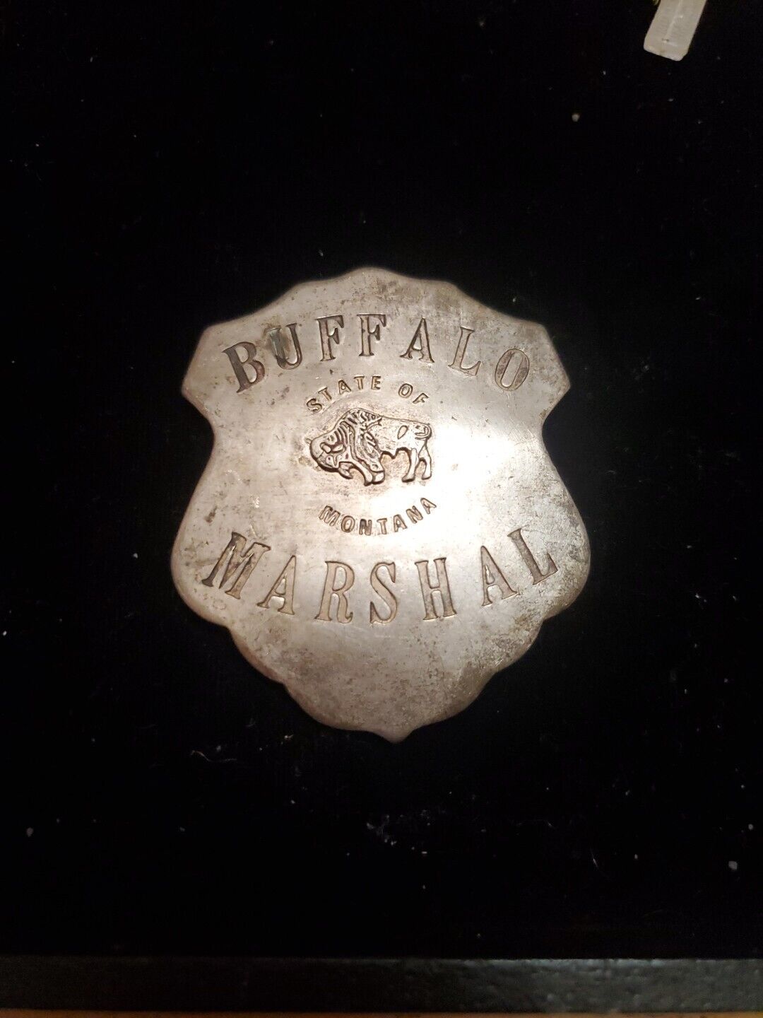 Vintage Buffalo Marshall State of Montana Badge
