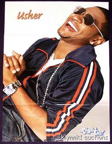 Usher - 4 Magazine Wall POSTERS Lot 236A Brian Hooks Mario Winans Chico P diddy