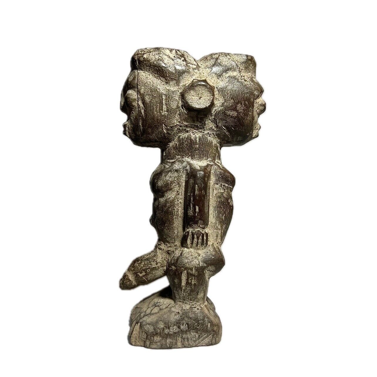 African Two-headed Nkisi Fetish Figure Songye Congo Home Décor statue-650